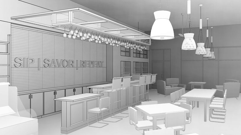 A self-serve wine bar with 48 taps and a gourmet market is coming to The Works