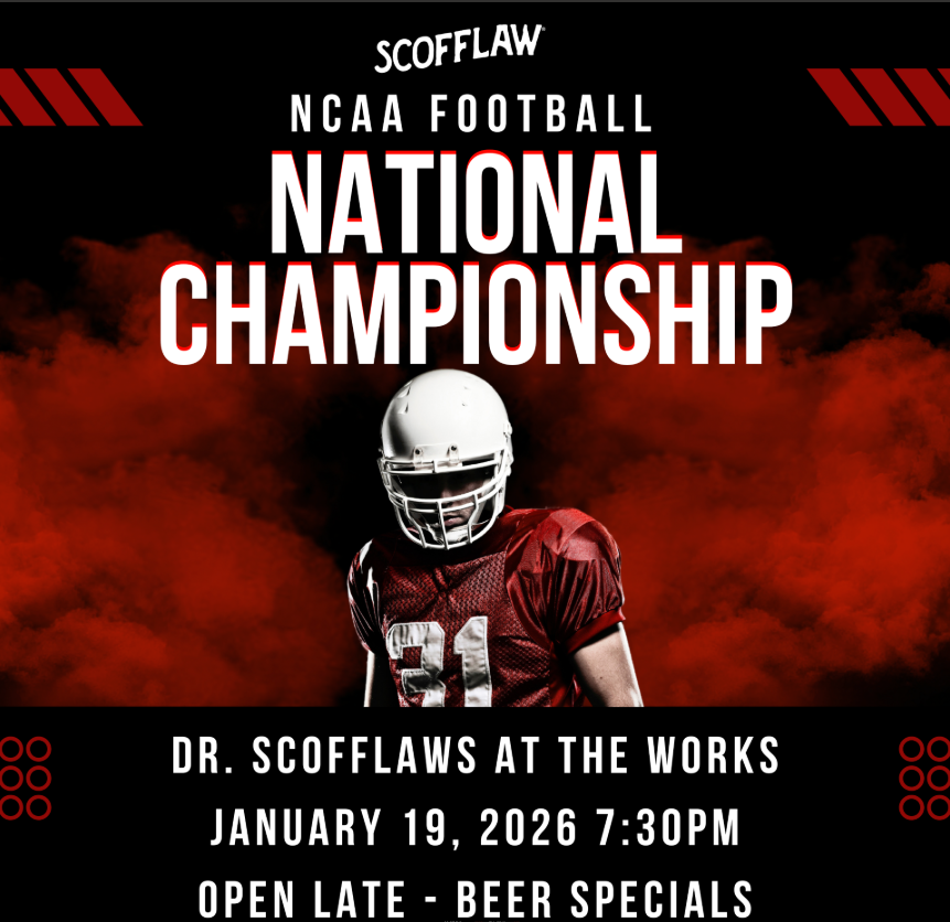 Watch College Football's Biggest Game at Dr. Scofflaw's